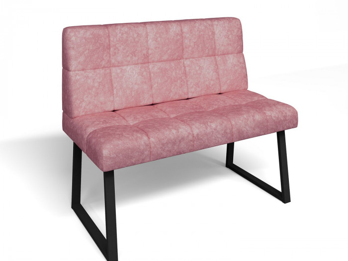 Кухонный диван Реал МД 1100 Коралл/Черный муар