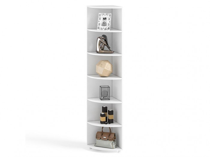 Стеллаж угловой ИТ-16 Италия гл.410 белый