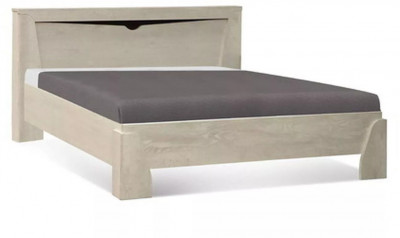 Кровать 33.09 Лючия 1200 с ортопедическим основанием Бетон пайн белый/венге