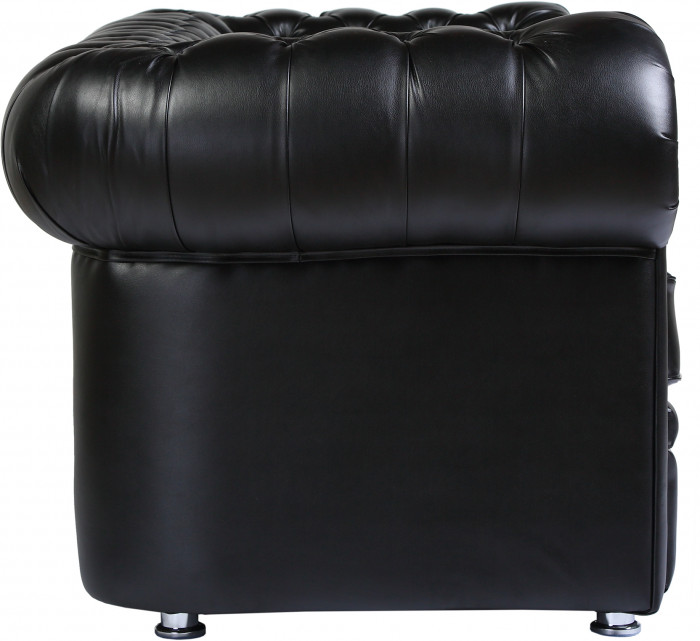 Диван Честер 3- х местный, черный