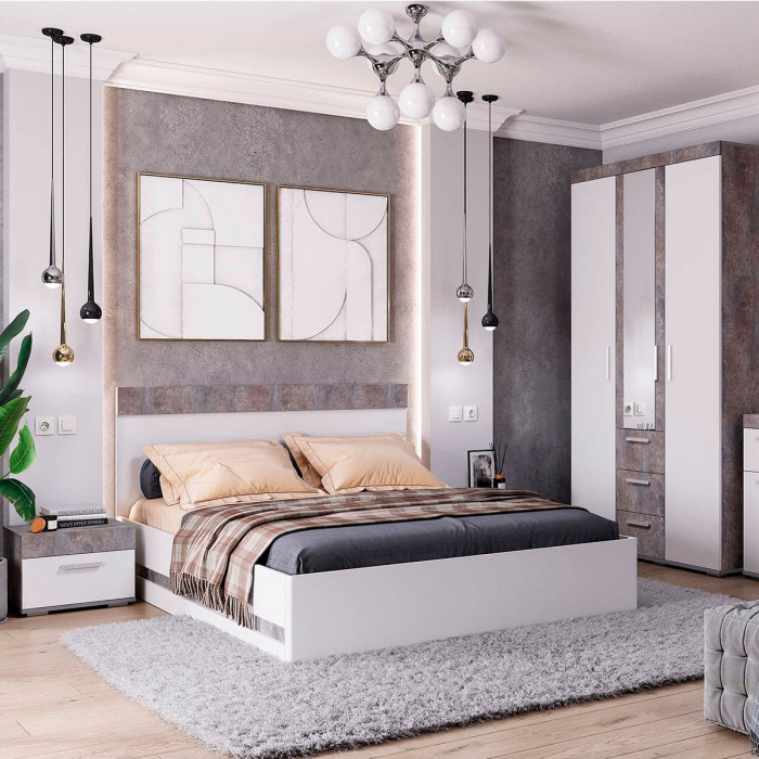 "Инстайл" ТБ-23 бетон/белый