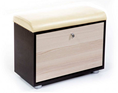 Обувница МС-1 венге/ясень шимо светлый/крем