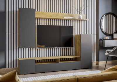 Гостиная Диаманд, Крафт, Графит