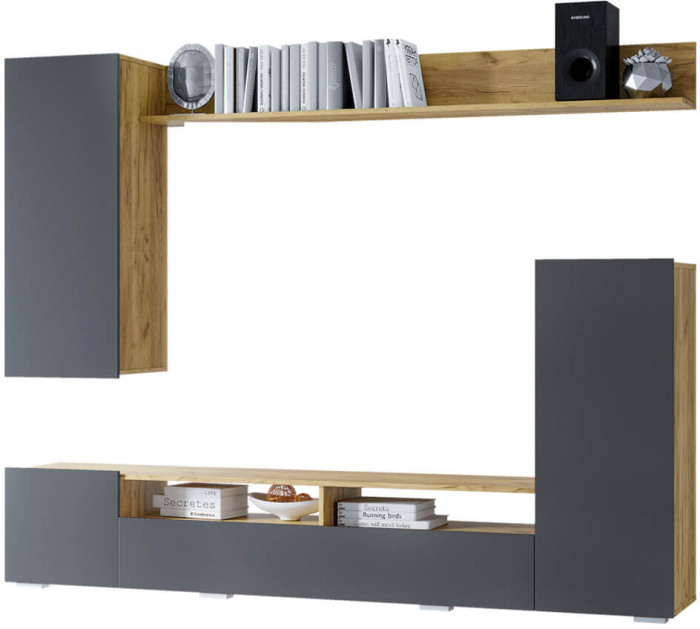 Гостиная Диаманд, Крафт, Графит