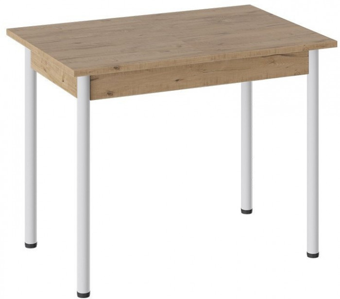 Родос Тип 1 стол с опорой d40 (Черный муар/Белый)