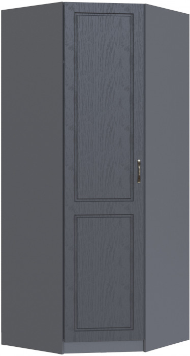 Шкаф угловой Апполия, Графит серый/Лунный кратер