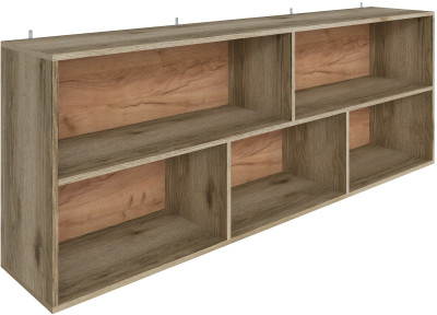 Полка навесная (открытая) Мадрид ПНО-2 (1,8) дуб делано