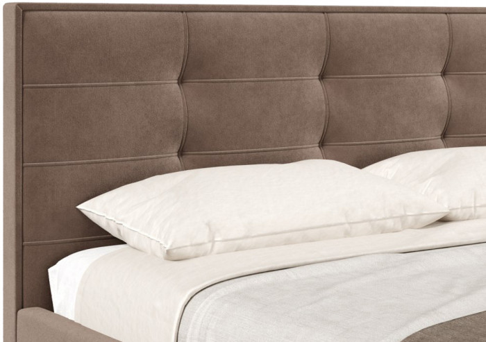 Кровать с подъёмным механизмом 1600 Римини, какао 019