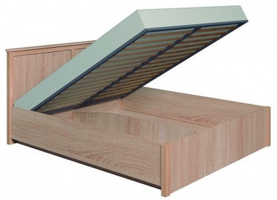 Кровать с подъемным механизмом Sherlock 43.2 140х200, дуб сонома