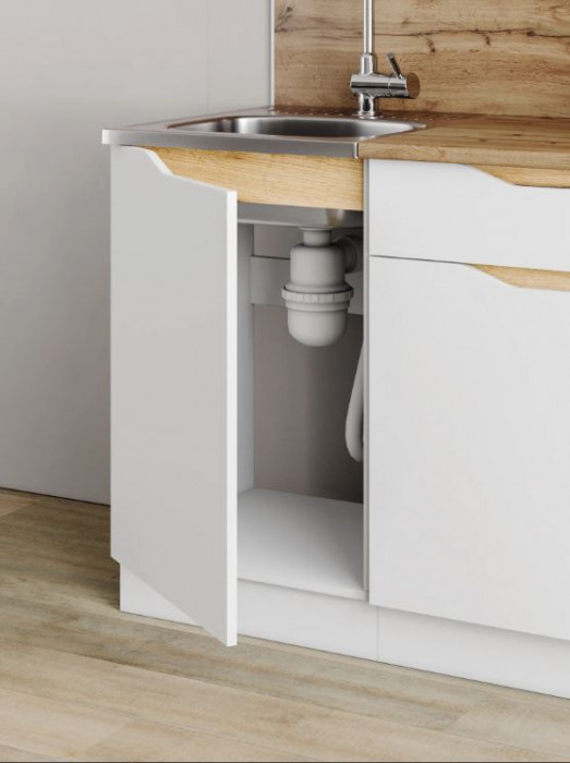 кухня Мирра 1,5 НЕВ белый/белый