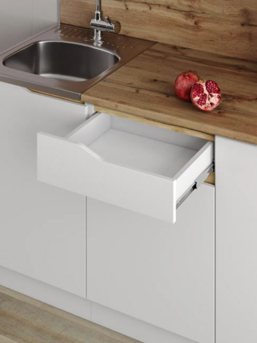 кухня Мирра 1,5 НЕВ белый/белый