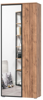 Гранд 13.226 Шкаф, цвет дуб крафт табачный, ШхГхВ 82х38,7х203,6 см., универсальная сборка