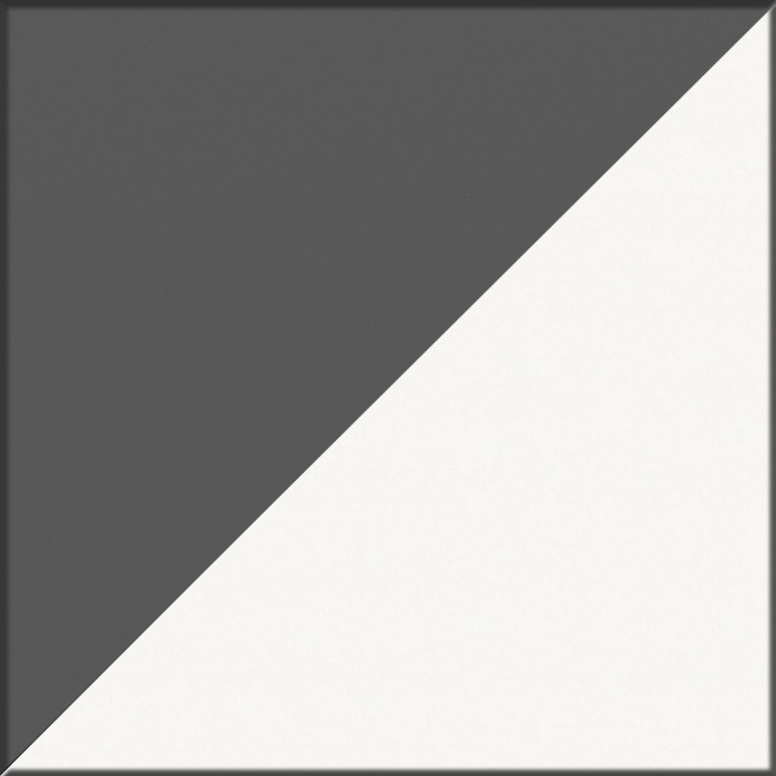 Стол 6-0603 Альфа + кресло 103 серое, цвет графит/белый, ШхГхВ 137х61х181 см., универсальная сборка