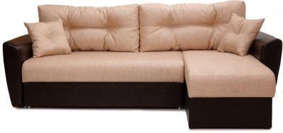 Диван УГЛОВОЙ Амстердам рогожка бежевая 160 , независимый пружинный блок