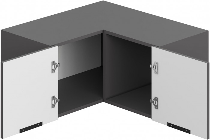 Модульная Прихожая Эмэ, набор №9, Графит/Графит золото, Simple 27