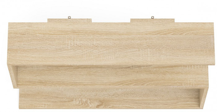 Мори Полка 900, цвет дуб сонома, ШхГхВ 90х21х64,8 см., универсальная сборка