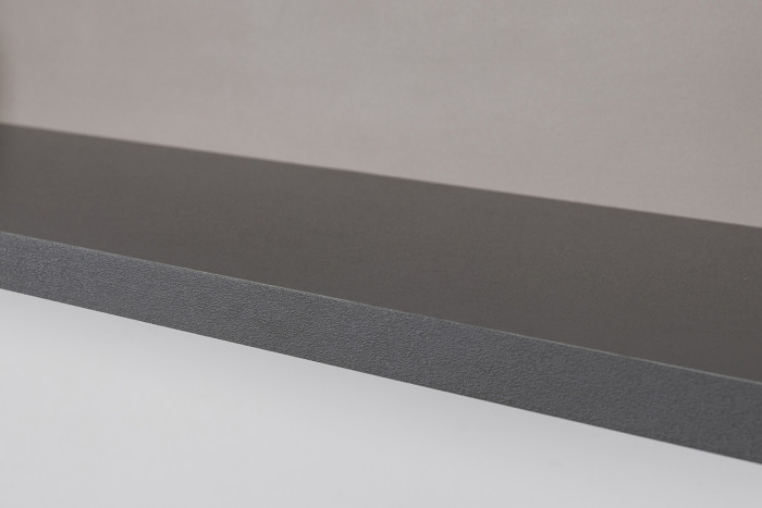 Сидней 16.486 Полка 2 штуки, цвет антрацит/МДФ веллюто капучино, ШхГхВ размер каждой полки в отдельности: 129,9х21,6х24 см.