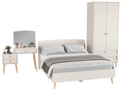 Афина Спальня 03-1600, кашемир серый