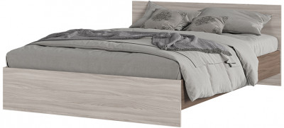 КР 557 Бася ЛДСП кровать 1400 шимо темный/шимо светлый