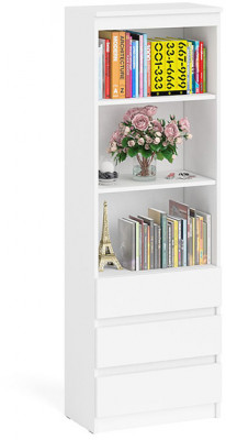 Мори Стеллаж МСТ600.3, цвет белый, ШхГхВ 60,4х35,4х179,6 см.