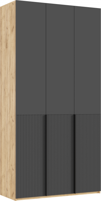 Модульная спальня Марвэл, Дуб крафт/Браш графит