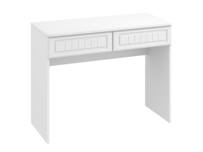 Стол с двумя ящиками Монако МН-18 белое дерево