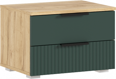 Модульная спальня Марвэл, Дуб крафт/Браш мени грин