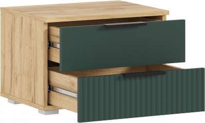 Модульная спальня Марвэл, Дуб крафт/Браш мени грин