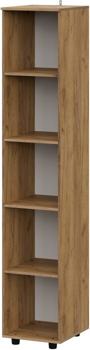 Пенал Байкал, Дуб золотой, Белый матовый