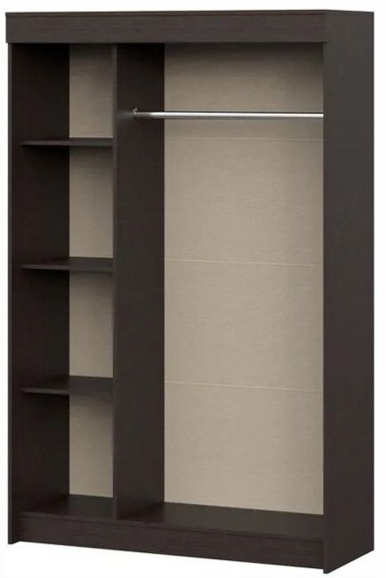 Шкаф-купе Бася венге/дуб молочный