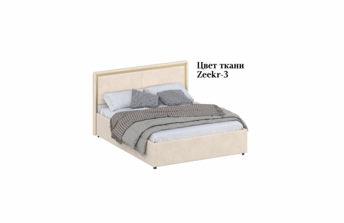 Кровать 120 с ортопед. основанием КР-431-М-12, Микровелюр Zeekr-3