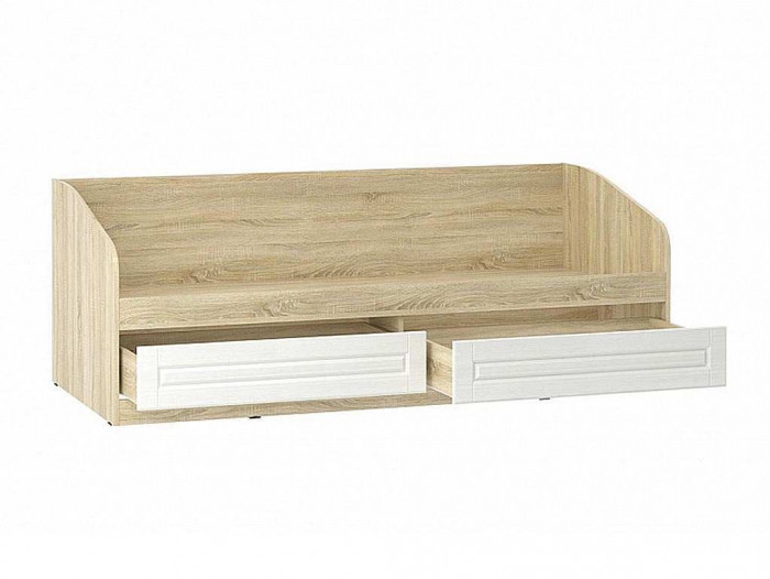 НМ 041.50-01 кровать Оливия Дуб Сонома/белое дерево