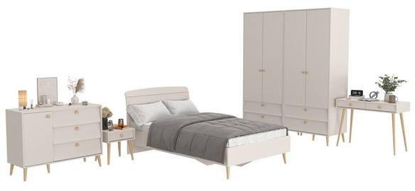 Афина Спальня 38-1200, кашемир серый