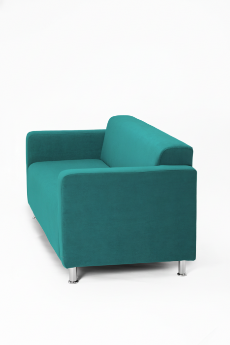 Диван прямой Томи, 200х78х75 см, велюр, зеленый