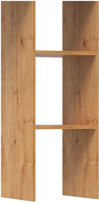 Прага Модульная Гостиная, вариант №4, Дуб Вотан/Черный глянец