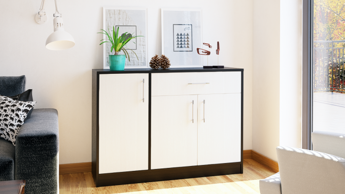 Комод СВК № 4, венге/дуб лоредо