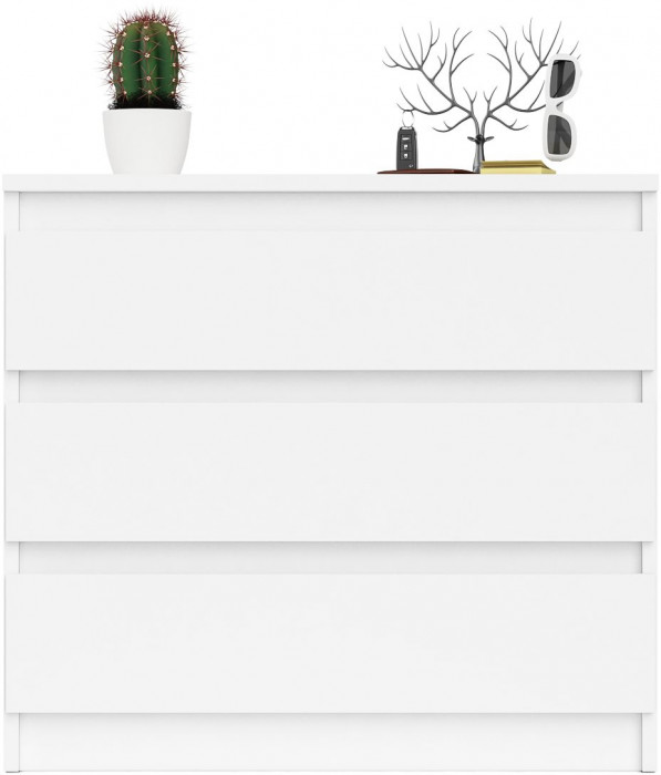 Мори Комод МК800.1, цвет белый, ШхГхВ 80,4х41х73 см.