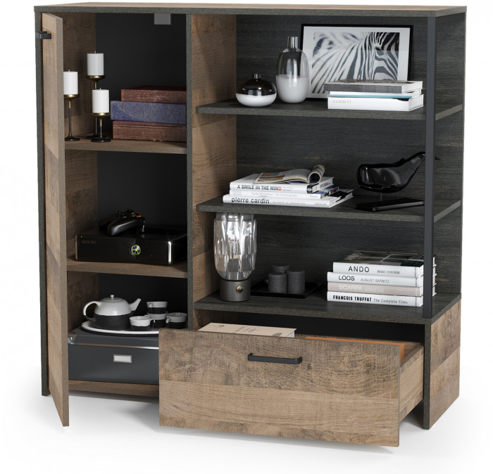 Трувор 13.307.01 N Комод, дуб гранж песочный/интра