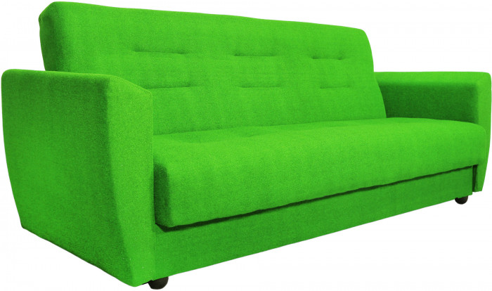 Диван Лира 140 зеленый , пружинный блок Боннель