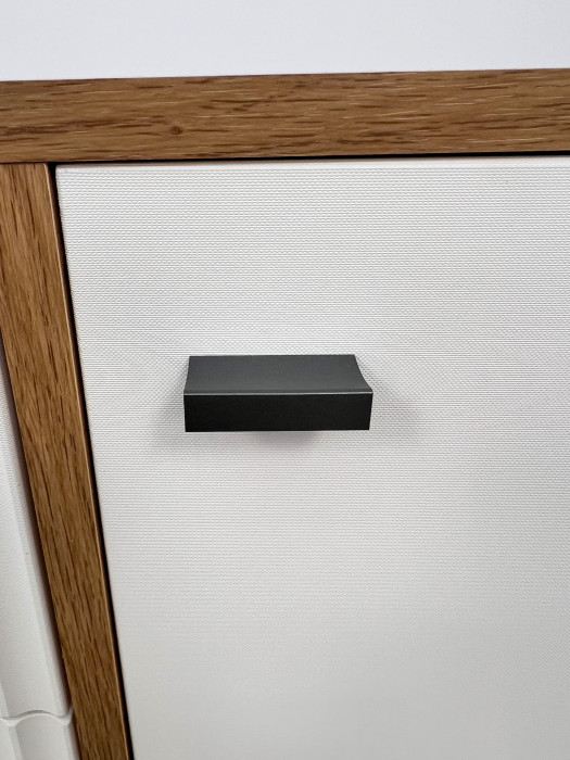 Тумба ТВ Парус-10 дуб крафт золотой/карбон фарфор