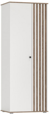 Шкаф для одежды 51.12 Либерти опора h=20мм Белый / Дуб Каньон
