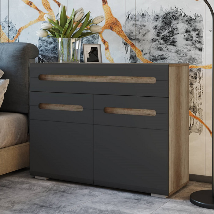 Тумба для обуви Наоми ТБ-18, графит