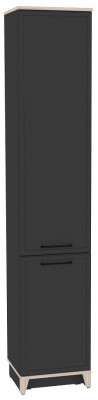 Шкаф-пенал для белья Аурелио 11, антрацит