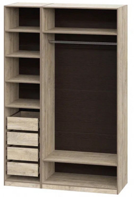 Шкаф без фасадов Этна 1.5 м. Комплект 5