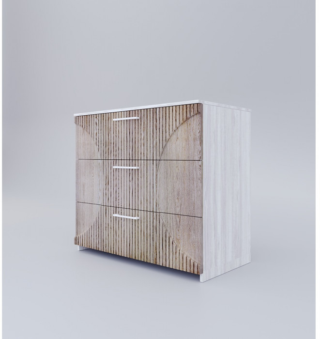 Модульная спальня "Монтале" - Бетон пайн светлый/Астана роузвуд