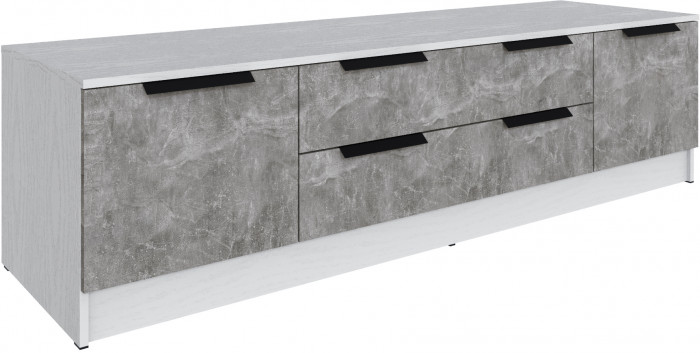 Тумба ТВ Мадрид №2 (1,8), Белый/Ателье светлое