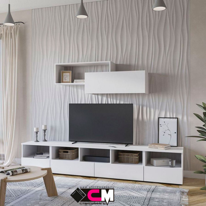 Хелен ПЛ 01 Полка (1,402х0,472х0,330) серый графит/дуб крафт золото