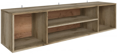 Полка навесная (открытая) Мадрид ПНО-3 (1,5) дуб делано