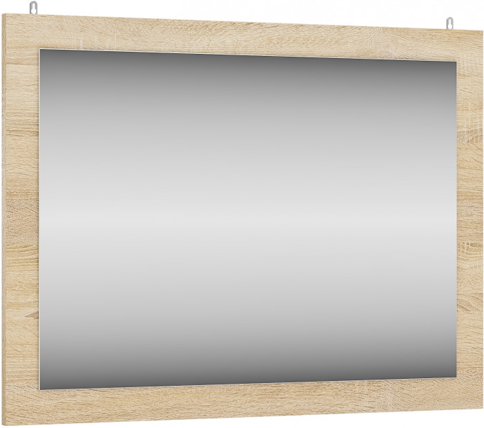 Камелия Зеркало, цвет дуб сонома, ШхГхВ 80х2х60 см., можно вешать за подвесы горизонтально или вертикально