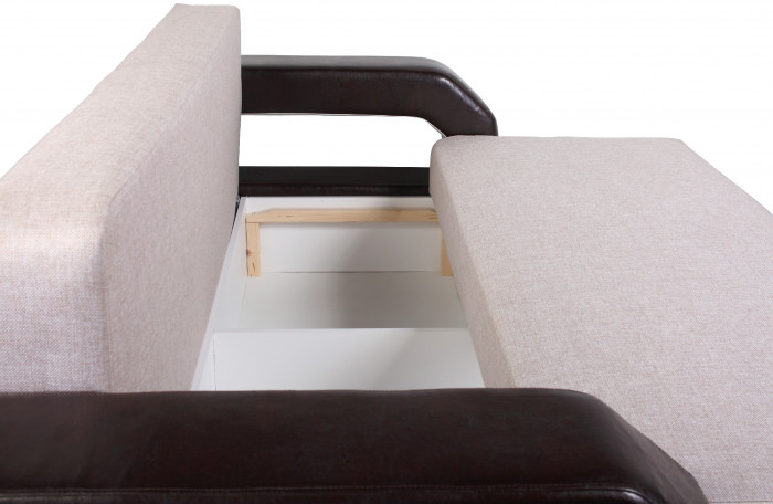 Диван еврокнижка Манчестер 160 рогожка бежевый НПБ